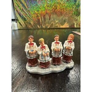 Vintage Multicolored Lemax Choir Singers. Made In China